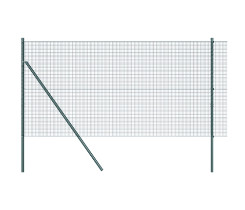 Žoga Komplekts 2 Gabali Zaļš Metāls 10 X 1 M Izturīgs Vidaxl