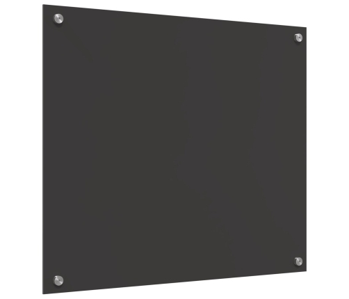 Virtuves Aizsargstikls Tumši Pelēks 70X60X0,6 Cm Rūdīts Stikls Vidaxl