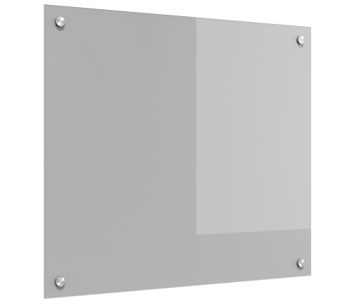 Virtuves Aizsarglāze Gaiši Pelēks 70X60X0,6 Cm Rūdīts Stikls Vidaxl