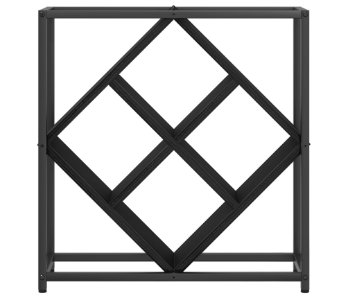 Vīna Plaukti Melnais Ozols Inženierijas Koks Vidējs Taisnstūra Vidaxl