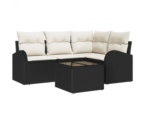 Vidaxl Dārza Dīvānu Komplekts Ar Spilveniem Brūnā Poli Rotangpalma,  2 Sēdvietu Dārza Dīvāns Ar Glabāšanu Un Spilveniem Melnā Poli Rotangpalma Vidaxl