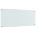 Virtuves Aizsargpanelis Balts 120X50X0,6 Cm Rūdīts Stikls Vidaxl