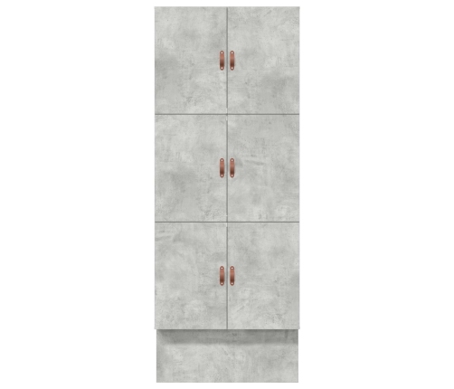 Vidaxl Uzglabāšanas Gultas Rāmis Betona Pelēks Inženierijas Koks