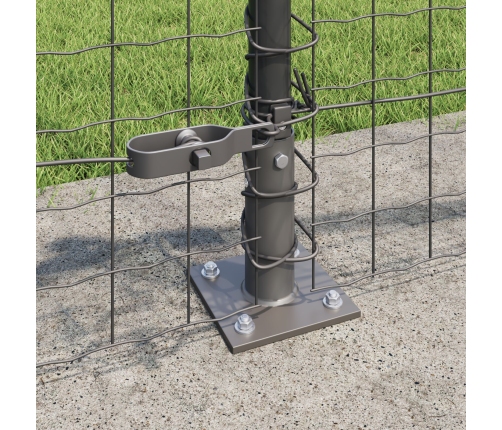 Žoga Stabi 26 Gab. Pelēks Betons 3.2 X 3.2 X 50 Cm Izturīgs Vidaxl