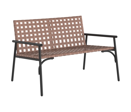 Dārza Sols Melns 113X79X75 Cm Polirotangpalma Vidaxl