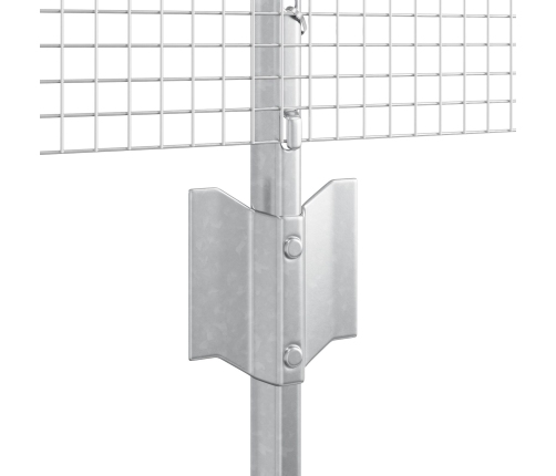 Savelkams Žogs Ar 5 U Balstiem Sudrabs 0.8X10 M Tērauds Vidaxl