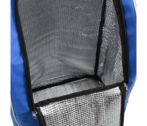 Iepirkumu Ratiņi Ar Kāpņu Kāpjamo Mehānismu, Zils 38 L Vidaxl