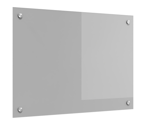 Virtuves Atstarojošais Gaiši Pelēks 70X50X0,6 Cm Temperēts Stikls Vidaxl