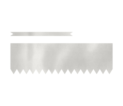 Zāliena Apmales 50 Gab 100X0,5X30 Cm Nerūsējošais Tērauds Vidaxl