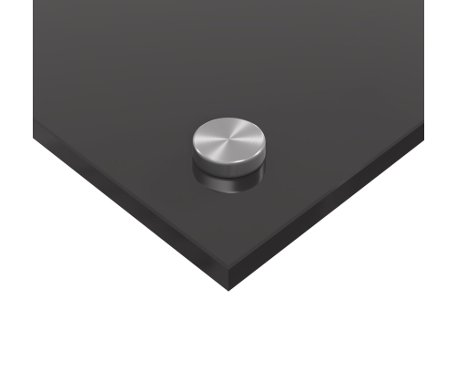 Virtuves Backsplash Tumši Pelēks 80X40X0,6 Cm Rūdīts Stikls Vidaxl