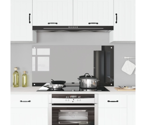 Virtuves Aizsargpanelis Tumši Pelēks 120X60X0,6 Cm Rūdīts Stikls Vidaxl