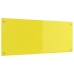 Virtuves Aizsargstikls Dzeltens 100X40X0.6 Cm Rūdīts Stikls Vidaxl