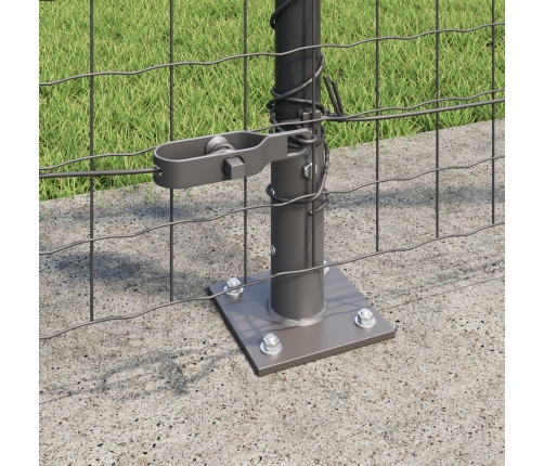 Žoga Stabu Komplekts 26 Gab. Pelēks Betons 3.2 X 3.2 X 78.5 Cm Vidaxl