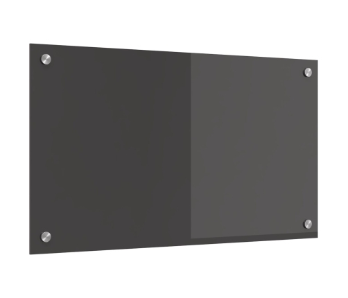 Virtuves Aizsardzība Tumšpelēka 70X40X0,6 Cm Rūdīts Stikls Vidaxl