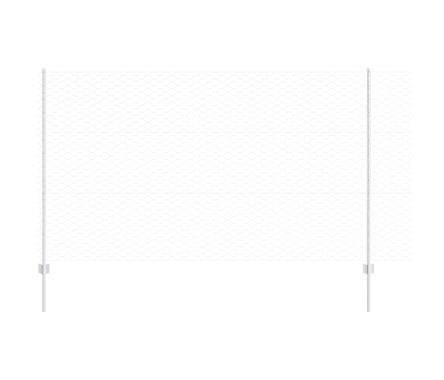 Vidaxl Žoga Stabi 10 Gab U-Kanāls 140 Cm Galvanizēts Tērauds,  Sešu Stūru Žogs 1.4X10 M Galvanizēts Tērauds Vidaxl