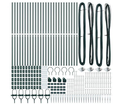 Žoga Stabi Ar Kāju 26 Gab. Ø32 Mm 170 Cm Cinkots Tērauds Vidaxl