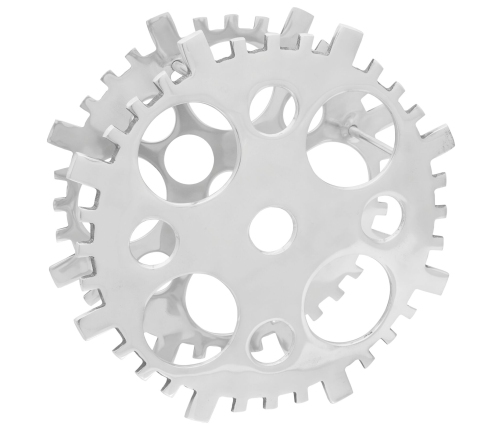 Vīna Statīvs Sudrabs 15.4X5.5X15.4 Collas Alumīnijs Vidaxl