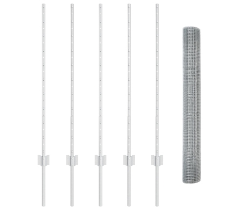 Vistas Tīkls 2 Komplekts Cinkots Tērauds 10 X 1 M Izturīgs Vidaxl