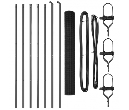 Žoga Piekabe 2 Komplektā Tumši Pelēks Vidaxl