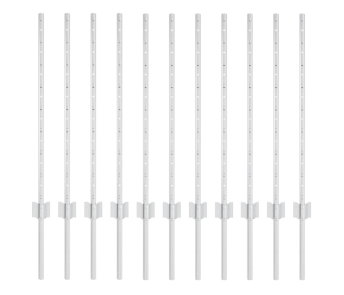 Žoga Stabi 11 Gab U Kanāls 80 Cm Cinkots Tērauds Vidaxl