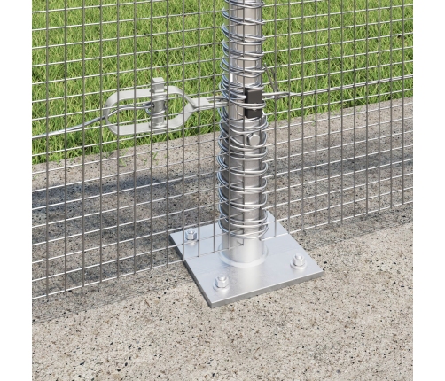 Žoga Stabu Komplekts 2 Gabali Galvanizēts Tērauds 10 X 1 Metri Vidaxl