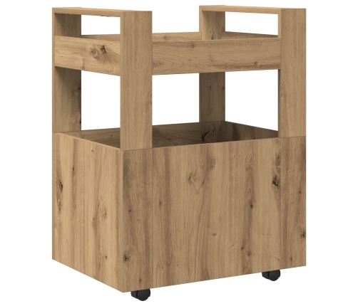 Virtuves Rati Artisan Oak 60X45X80 Cm Inženierijas Koks Vidaxl