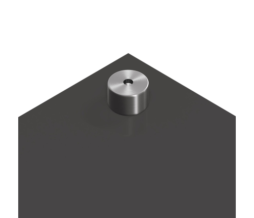 Virtuves Backsplash Tumši Pelēks 80X40X0,6 Cm Rūdīts Stikls Vidaxl