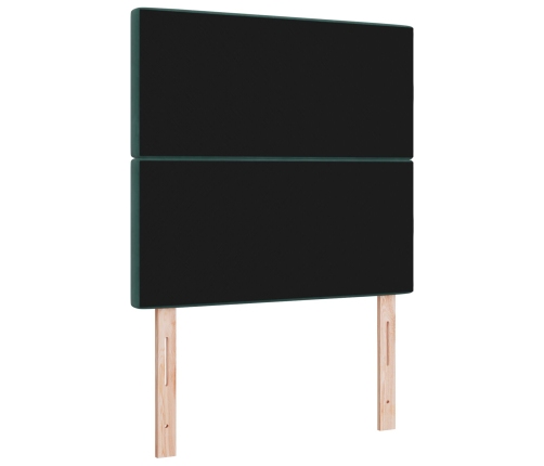 Vidaxl Gultas Galvgalis Kristāla Poga Tuftēts Tumši Zaļš 100 Cm Samts,  Gultas Galvgalis Kristāla Poga Tuftēts Tumši Zaļš 200 Cm Samts Vidaxl