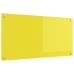 Virtuves Atpakaļgals Dzeltens 100X50X0,6 Cm Rūdīts Stikls Vidaxl