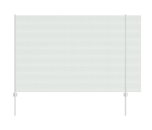 Vidaxl Žogu Stabi 10 Gab. U-Kanāls 150 Cm Cinkots Tērauds,  Sešstūra Žogs 1.5X10 M Cinkots Tērauds Vidaxl