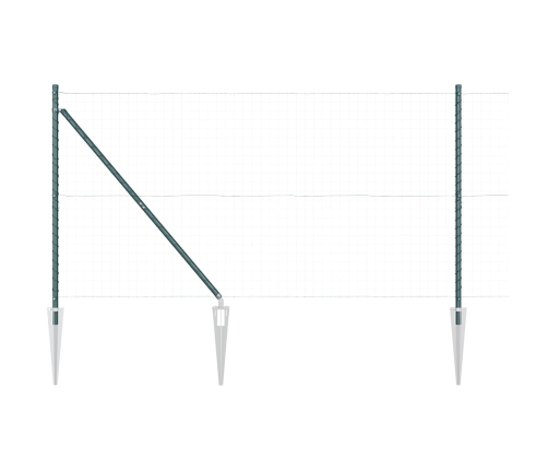 Žogu Stabi Ar Spīļiem 52 Gab. Ø32 Mm 140 Cm Cinkots Tērauds Vidaxl