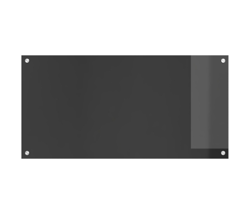 Virtuves Aizsargpaneļi Tumši Pelēki 100X50X0,6 Cm Rūdīts Stikls Vidaxl