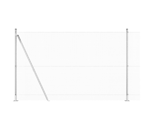 Žoga Stabu Komplekts 2 Gabali Cinkota Tērauda 10 X 1.5 M Izturīgs Vidaxl