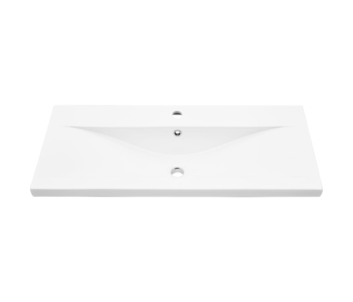 Vidaxl Izlietnes Skapītis Ar Iebūvētu Izlietni No Melnā Ozola Inženierijas Koka, Vidaxl Izlietnes Skapītis Melnā Ozola 90X38,5X45 Cm No Inženierijas Koka