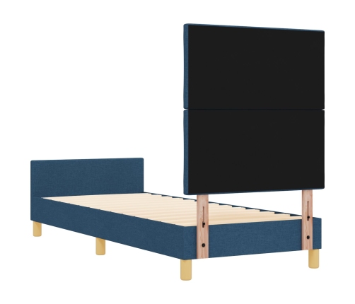 Zils Gultas Rāmis 80X200 Cm Audums Vidaxl