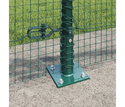 Savilkta Vada Žogs Ar 7 Izvirzītiem Stabiem Zaļš 0.4X10 M Tērauds Vidaxl