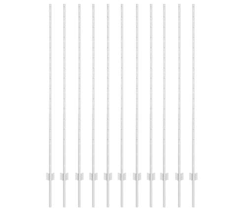 Žoga Posti 22 Gabali U Kanālveida 160 Cm Cinkota Tērauda Vidaxl