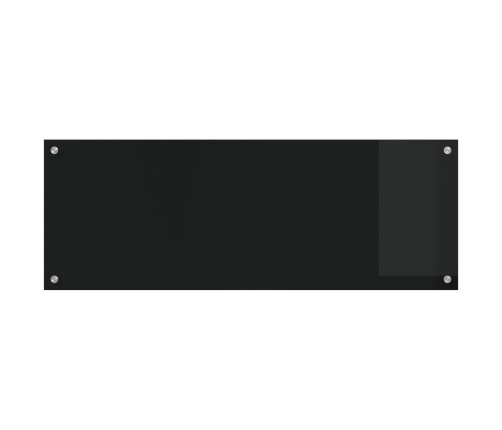 Virtuves Aizsargpanelis - Melns, 110 X 40 X 0,6 Cm, Temperēts Stikls Vidaxl