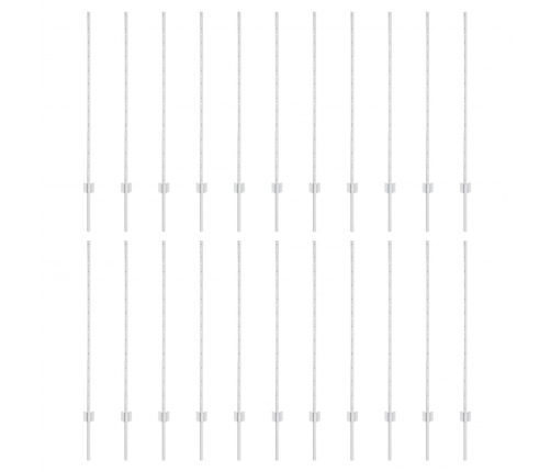 Žoga Stabi 44 Gab. U-Kanāls Sudrabs 160 Cm Tērauds Vidaxl