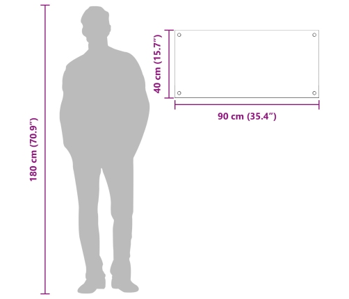 Virtuves Sienu Aizsargpanelis Dzeltens 90X40X0,6 Cm Rūdīts Stikls Vidaxl