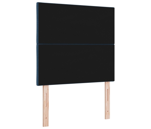 Vidaxl Gultas Galvgaļa Dimanta Bloku Dizains Zila 100 Cm Audums,  Gultas Galvgaļa Dimanta Bloku Dizains Zila 200 Cm Audums Vidaxl