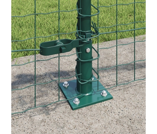 Žoga Stabu Komplekts 7 Gab Zaļš Betons, Metāls 3.2 X 3.2 X 50 Cm Vidaxl