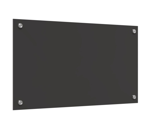 Virtuves Aizsardzība Tumšpelēka 70X40X0,6 Cm Rūdīts Stikls Vidaxl