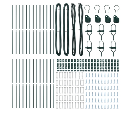 Žoga Stabi 26 Gabali Zaļi Ø32 Mm 150 Cm Cinkots Tērauds Vidaxl
