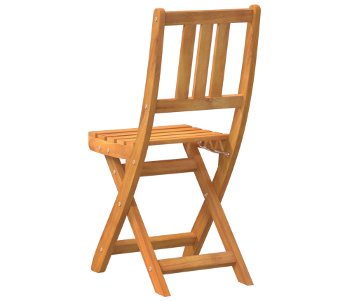 Salokāmie Dārza Krēsli 6 Gab 36X46X86 Cm Masīvas Akāciju Koks Vidaxl