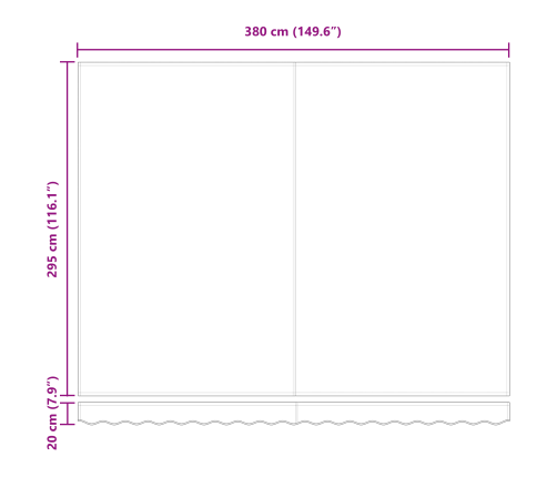 Vidaxl Manuālā Iebīdāmā Nojume Oranža Un Brūna 400X300 Cm