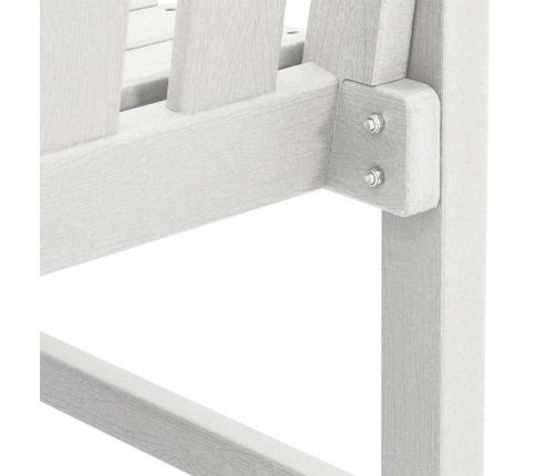 Dārza Krēsli 4 Gab Baltā Krāsā 65.5X55.5X88 Cm Hdpe Vidaxl