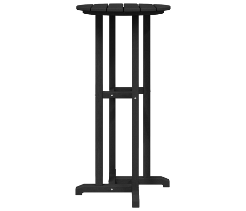 3 Daļu Dārza Bāra Komplekts Melnā Hdpe Vidaxl