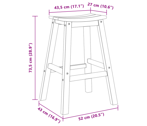 Bāra Krēsli 9 Gab. Balts Hdpe Vidaxl