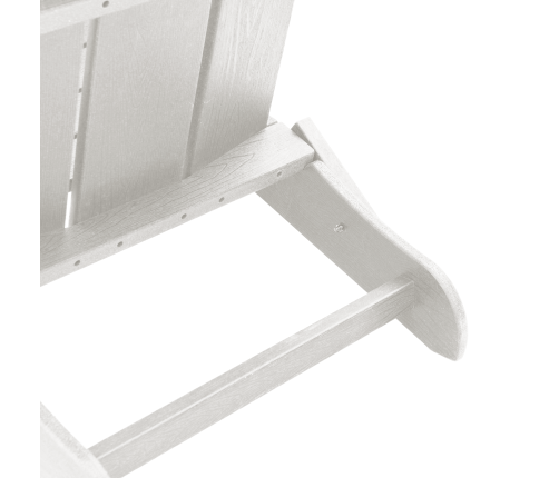 Salokāmie Adirondack Krēsli 2 Gab. Balts 74.5X80.5X90 Cm Hdpe Vidaxl
